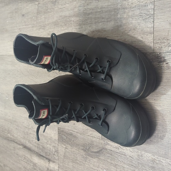 Hunter Lace-Up Rainboots - Picture 1 of 7